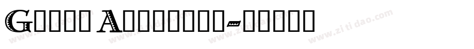 Greco Adornado字体转换